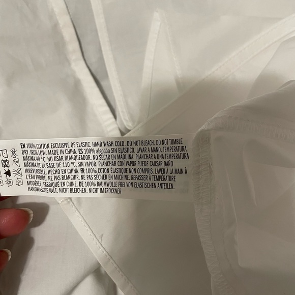 Anthropologie English Factory white top sz L NWT - Picture 7 of 8